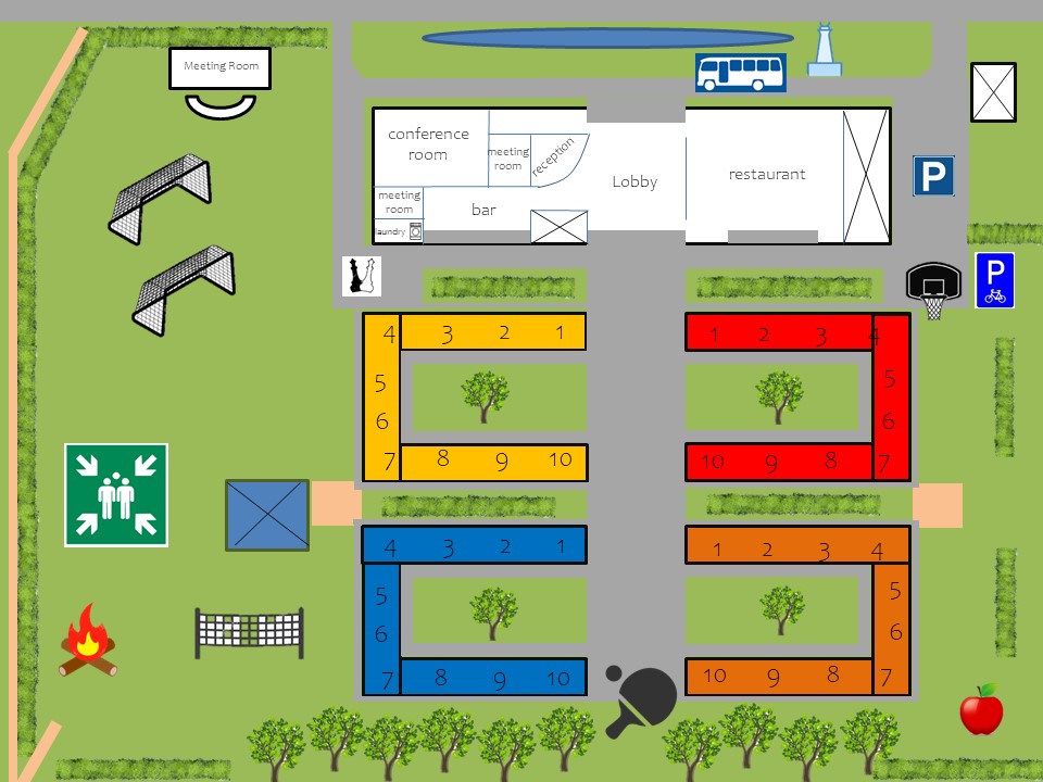 plattegrond met nieuwe zaal